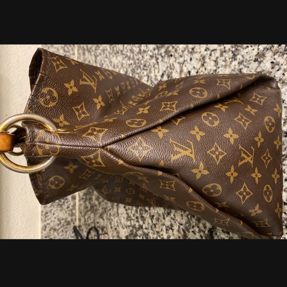 AUTHENTIC Louis Vuitton Artsy Hobo Bag Brown MM - Picture 3 of 5